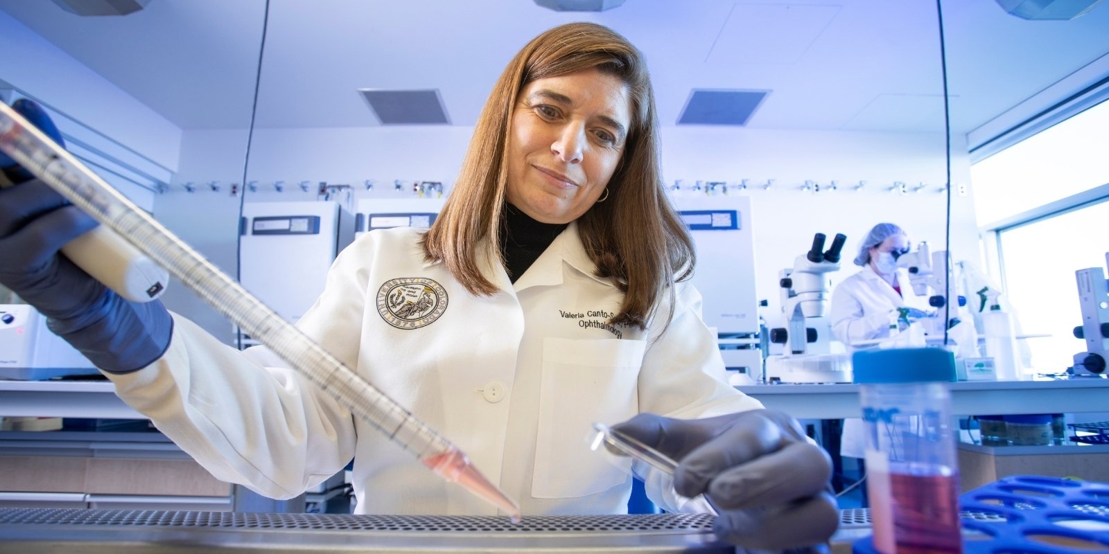 Photo of doctor in a lab 